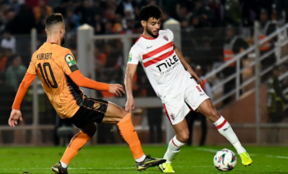 الزمالك يخسر ذهاب نهائي الكونفيدرالية