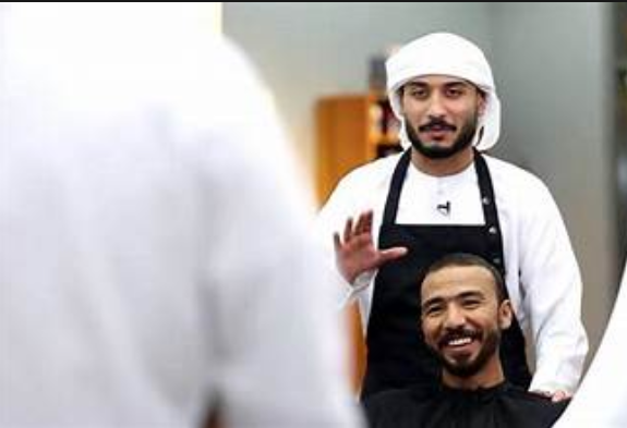 Working as a barber in Canada