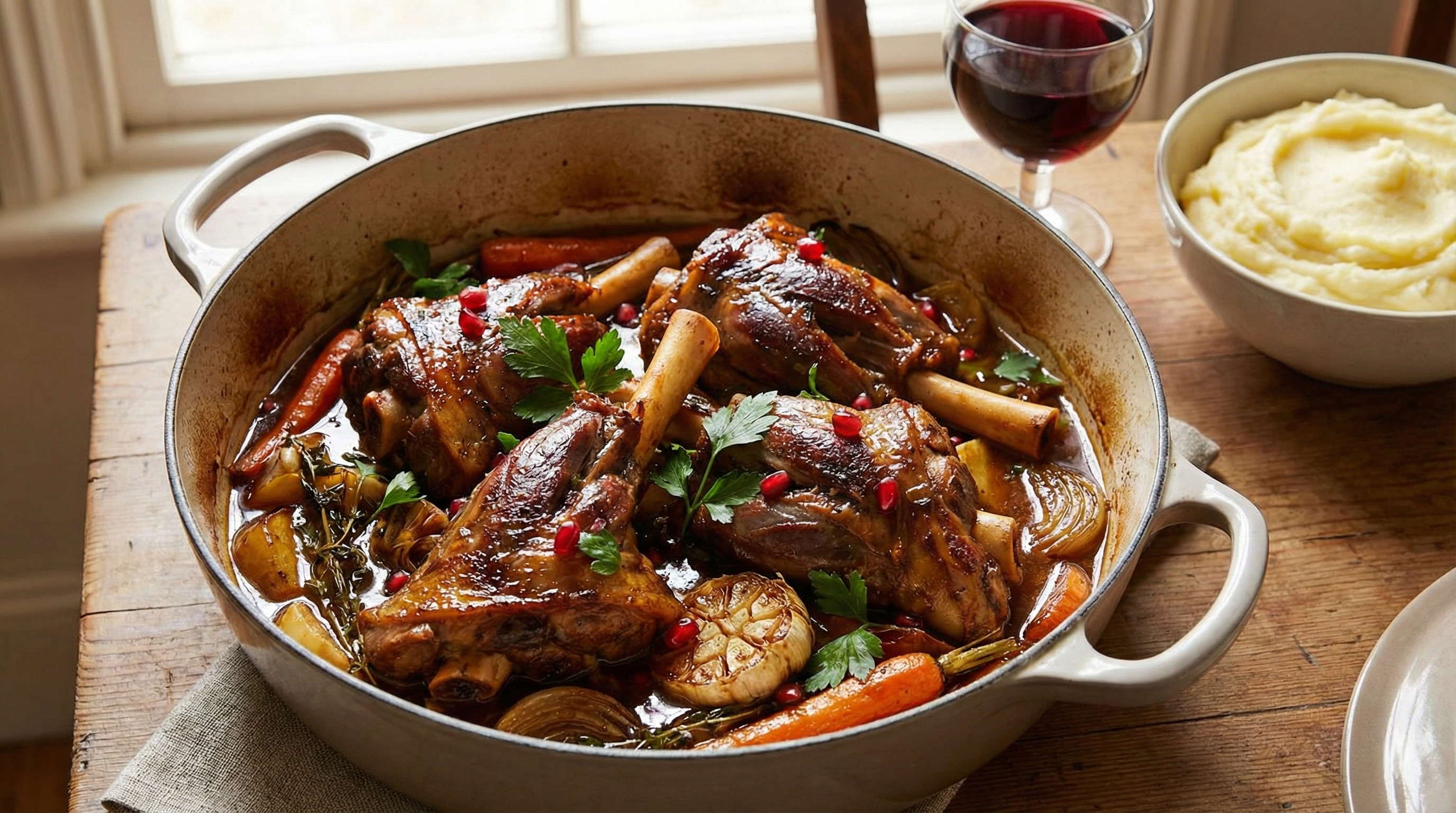 موزات لحم الغنم المطهية ببطء..وصفة متكاملة بنكهة غنيه