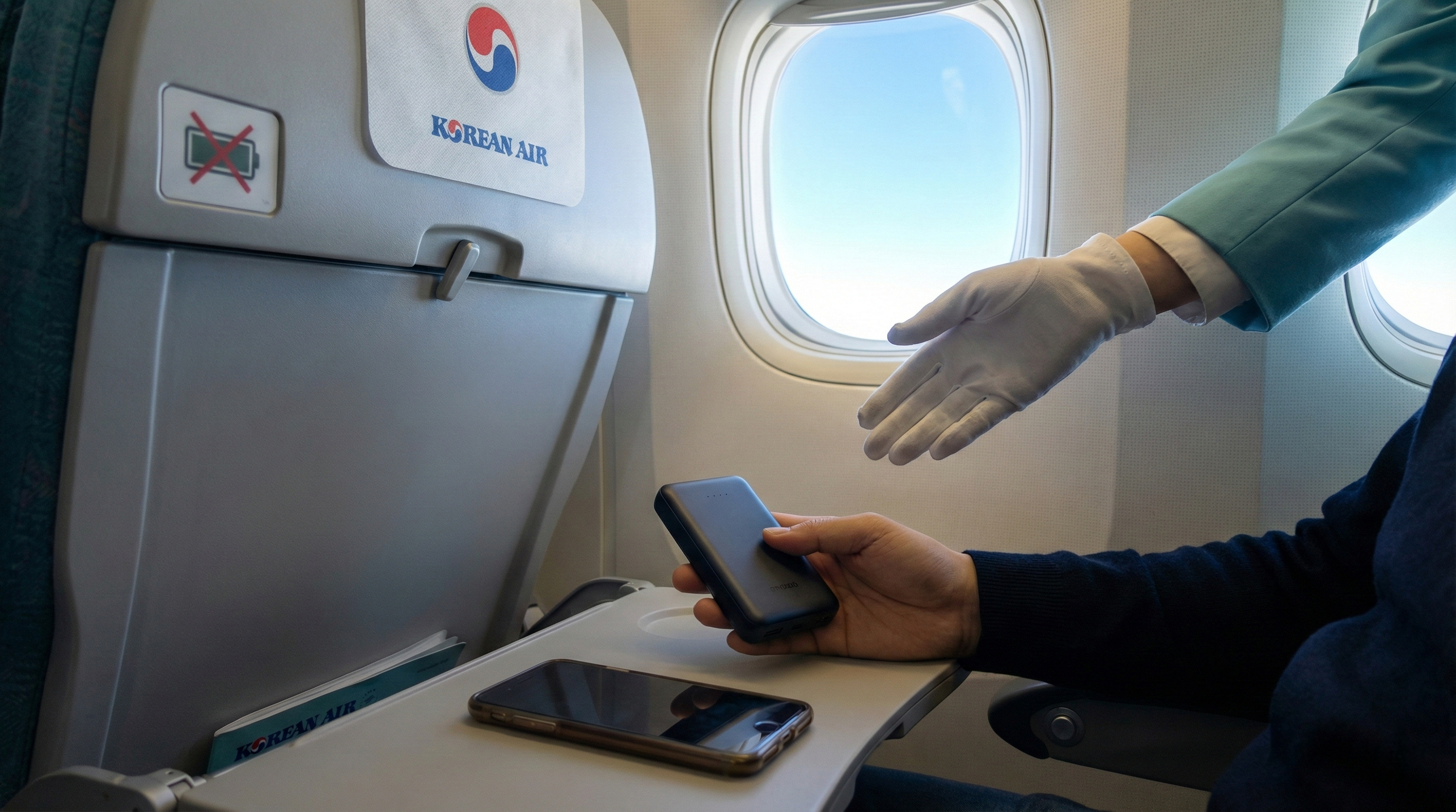شركة الخطوط الجوية الكورية الجنوبية تحظر استخدام أجهزة الشحن المحمولة
