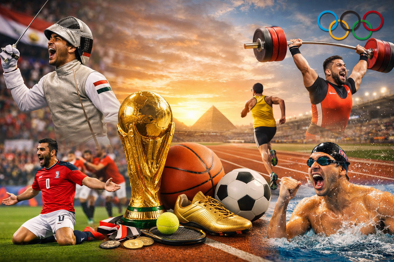 حصاد الرياضة المصرية بين منافسات قوية واستعدادات مستقبلية