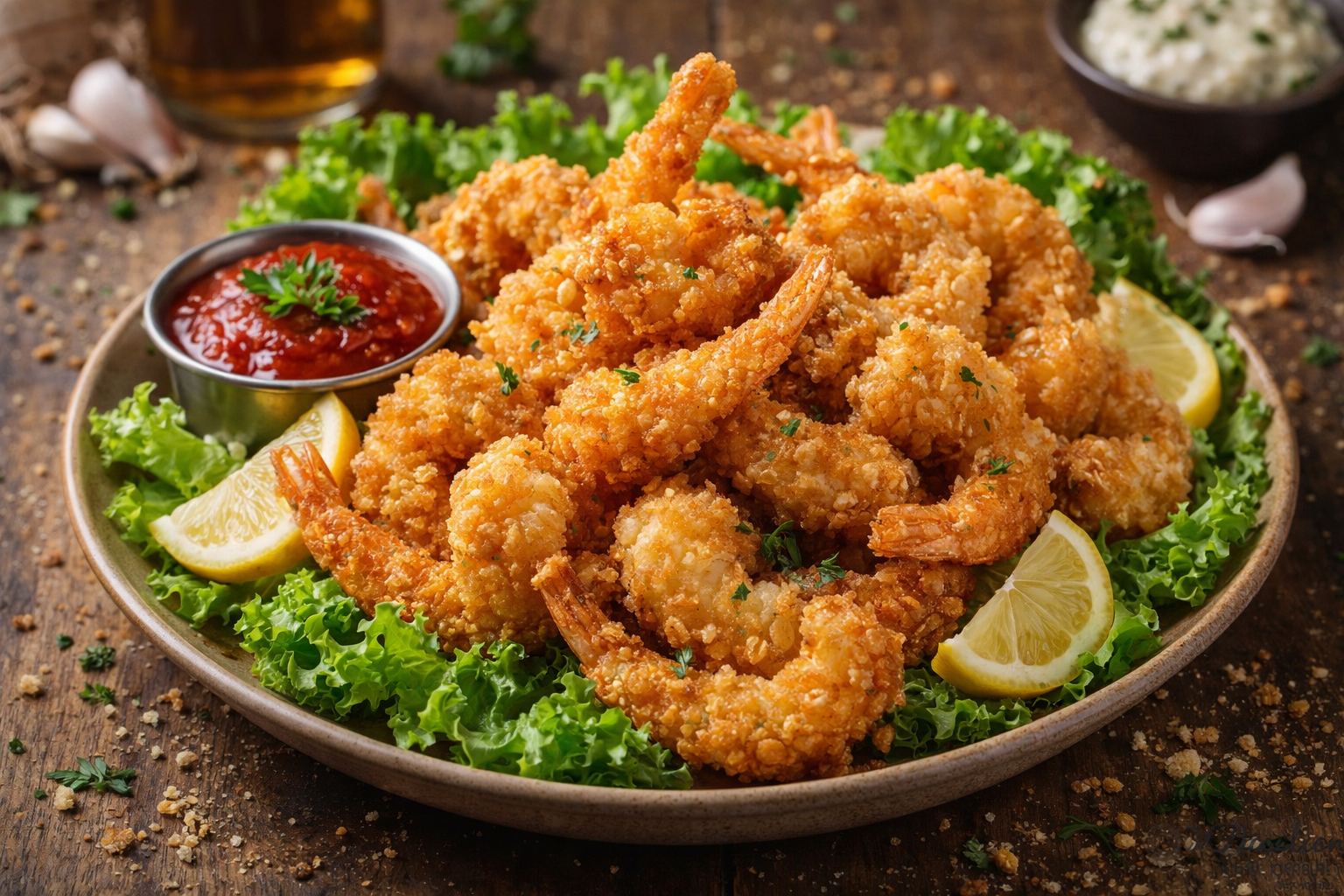 الجمبري المقلي بين القرمشة المثالية والطعم المتوازن