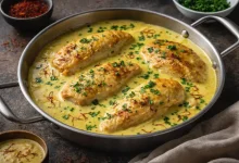 دجاج بكريمة الزعفران… وصفة راقية بطعم متوازن وخطوات دقيقة