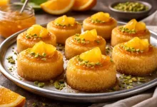 ميني بسبوسة بالبرتقال: وصفة مبتكرة بطعم شرقي منعش