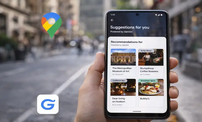 خرائط جوجل تدخل عصر الذكاء الاصطناعي: تعديل قوائم الأماكن عبر Gemini