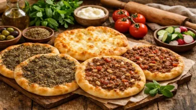 المناقيش.. وصفة المطبخ الشرقى بين البساطة و الأصالة