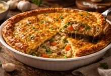 فطيرة الدجاج المقرمشة في المنزل بأسلوب احترافي ومذاق متكامل