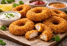 دونات الدجاج المقرمش… وصفة مبتكرة بطعم مميز وقوام مثالي