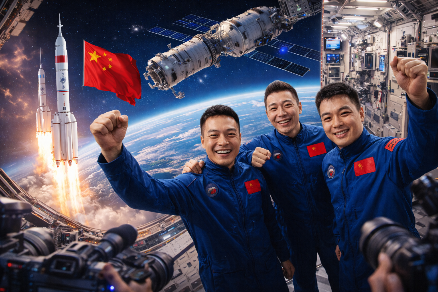 نجاح الأشهر الثلاثة الأولى لمهمة «شنتشو-21» يؤكد جاهزية محطة الفضاء