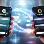 خطوة غير مسبوقة من جوجل: نقل المحادثات من ChatGPT إلى Gemini