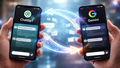 خطوة غير مسبوقة من جوجل: نقل المحادثات من ChatGPT إلى Gemini