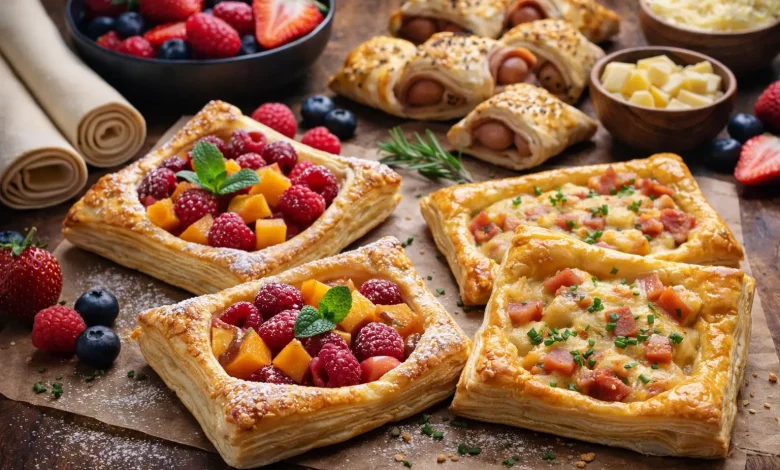 فطيرة البف باستري: وصفة متكاملة لتحضير الحلو والمالح